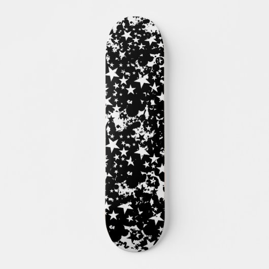 B&W Star Graffiti Skateboard (Vorne)