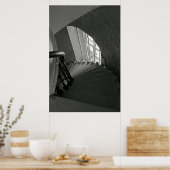 B&W-Stationen Poster (Küche)