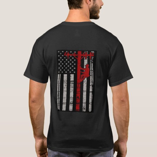 B&W Störungssucher-T-Shirt T-Shirt (Rückseite)