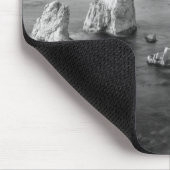 B&W Strand Küste, Kalifornien Mousepad (Ecke)
