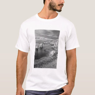 B&W Strand Küste, Kalifornien T-Shirt