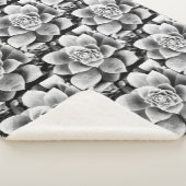 B&W Sukkulturelles Design Kleiner Sherpa Blanket Sherpadecke (3/4)