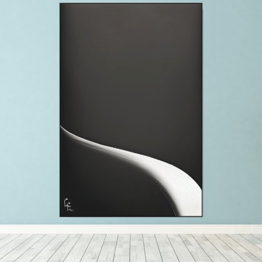 B&W, Suprematismusexperimente, Band 1 Leinwanddruck (Insitu (Holzboden))