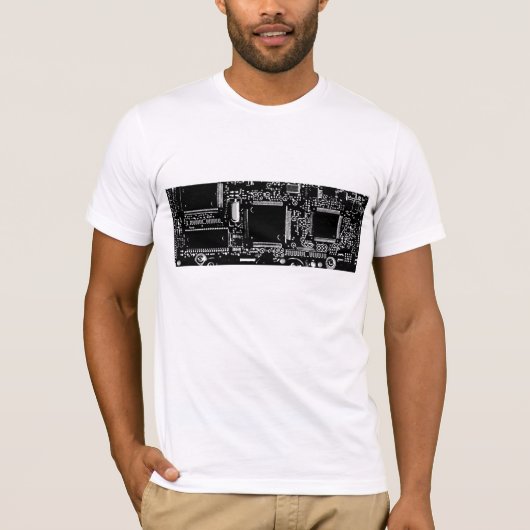 B&W T - Shirt weiß (Vorderseite)