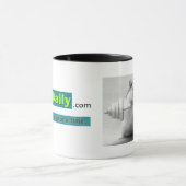 B&W Tassen-HamsterWeightlifter Tasse (Zentrum)