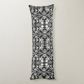B&W Throw Blanket Seitenschläferkissen (Rückseite (Vertikal))
