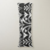 B&W Throw Blanket Seitenschläferkissen (Vorderseite Vertikal)
