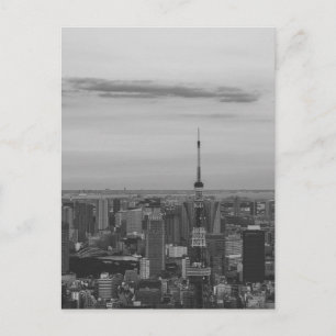 B&W Tokio Postkarte