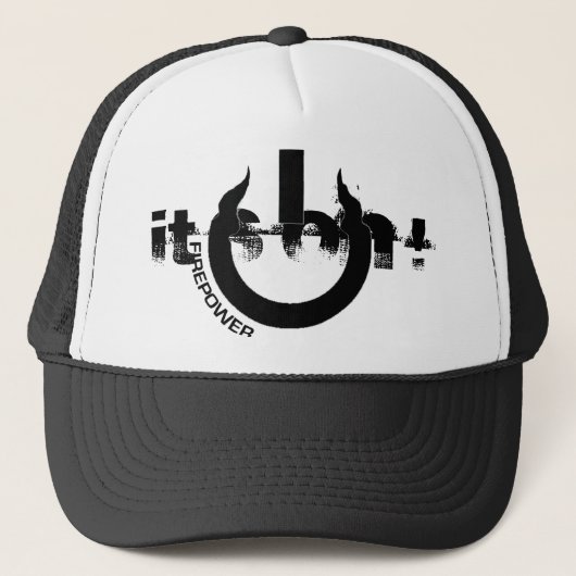 b&w truckerkappe (Vorderseite)