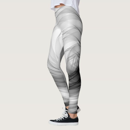 B&W Tunnel-Spirale - Leggings (Links)