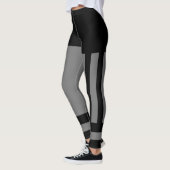 B&W und Grey, Ocean and Stars Harlequin Design Leggings (Links)