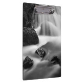 B&W Wasserfall, Kalifornien Klemmbrett (Rechts)