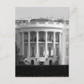B&W White House Postkarte (Vorderseite)