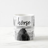 B&W Wild Horse Lover Kaffeetasse (Mittel)