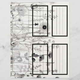 B&W Wildblumen Suzy's Garden 5 Leere individuell e