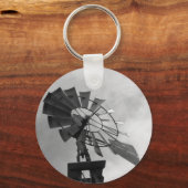B&W Windmill Schlüsselanhänger (Vorderseite)