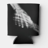 B&W X-Ray Skeleton Hand Shake Dosenkühler (Vorderseite)