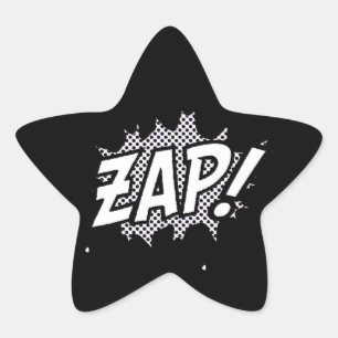 B&Wzappower Stern-Aufkleber