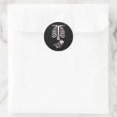 Ba3 Halloween-Kostüm Runder Aufkleber (Tasche)