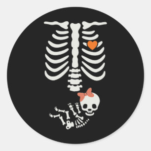 Ba3 Halloween-Kostüm Runder Aufkleber