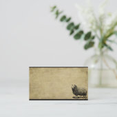 Ba-Ba-schwarze Schafe Prim Geschäfts-Karten Visitenkarte (Stehend Vorderseite)