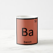 Ba - Bacon Breakfast Chemistry Periodic Table Kaffeetasse (Mittel)