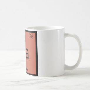 Ba - Bacon Breakfast Chemistry Periodic Table Kaffeetasse