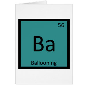 Ba - Ballonsport Chemie Periodensystem
