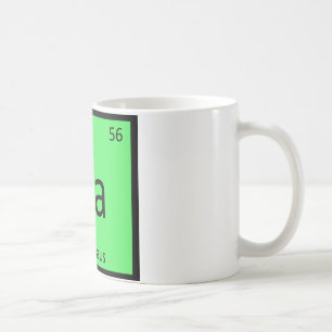 Ba - Bauhaus Kunst Chemie Periodensymbol Kaffeetasse