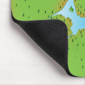 Ba Be Lake Vietnam Seekarte Mousepad (Ecke)