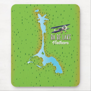 Ba Be Lake Vietnam Seekarte Mousepad