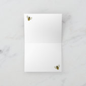 Ba-Bee Baby Dusche Vielen Dank Anmerkungen Dankeskarte (Innenseite)