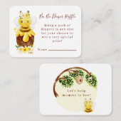 Ba-Bee-Diaper-Umschließkarte Begleitkarte (Vorne/Hinten)