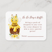 Ba-Bee-Diaper-Umschließkarte Begleitkarte (Vorderseite)