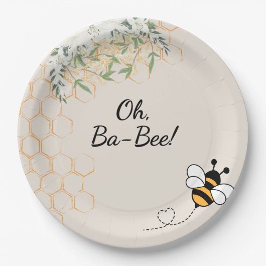 Ba-Bee Pappteller (Vorderseite)