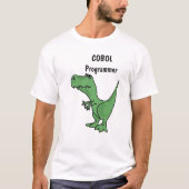 BA-COBOL-Programmierer T-Rex Shirt (Vorderseite)