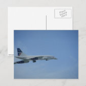 BA Concorde, Start, Heathrow Postkarte (Vorne/Hinten)