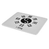 Ba Gua, acht Trigramm, Yin Yang anpassbar Schneidebrett (Ecke)