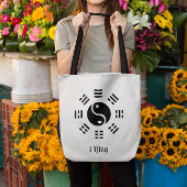 Ba Gua, acht Trigramm, Yin Yang anpassbar Tasche