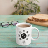 Ba Gua, acht Trigramm, Yin Yang anpassbar Tasse