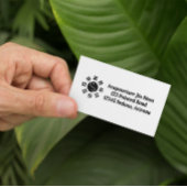 Ba Gua, acht Trigramm, Yin Yang anpassbar Visitenkarte