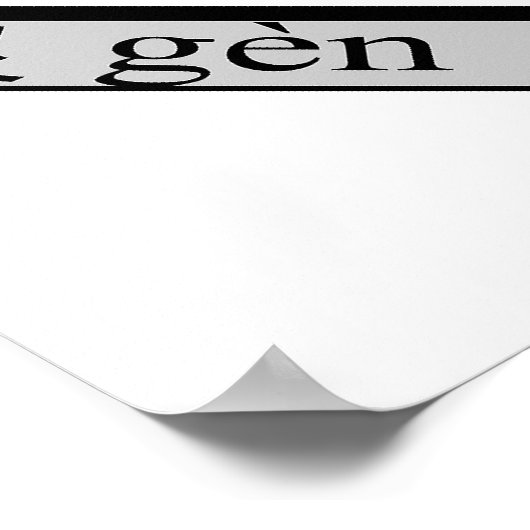 Ba gua Spater Heaven Acht Symbole Poster (Ecke)