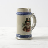Ba Humbug Scrooge Christmas Stein Bierglas (VorderseiteRechts)