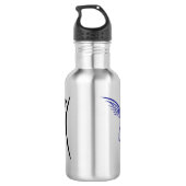 BA Metallwasserflasche Edelstahlflasche (Rückseite)