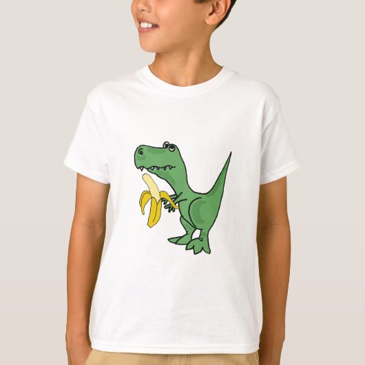 BA- T-Rex essen einen Banana-T - Shirt (Vorderseite)