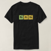 Ba Zn Ga! - Angepasste Elemente in regelmäßigen Ab T-Shirt (Design vorne)