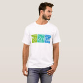 Ba Zn Ga! Periodischer T - Shirt für Tabelleneleme (Vorne ganz)