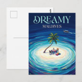 Baa Atoll Malediven Postkarte (Vorne/Hinten)