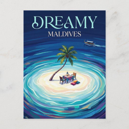 Baa Atoll Malediven Postkarte (Vorderseite)