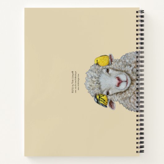 Baa, Baa, Baa, Baa, Baa a Ram Notebook Notizblock (Rückseite)